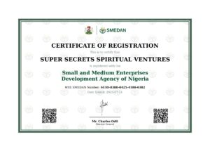 Super Secrets SMEDAN CERT